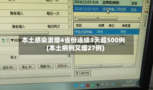 本土感染激增4省份连续3天超500例(本土病例又增27例)-第1张图片