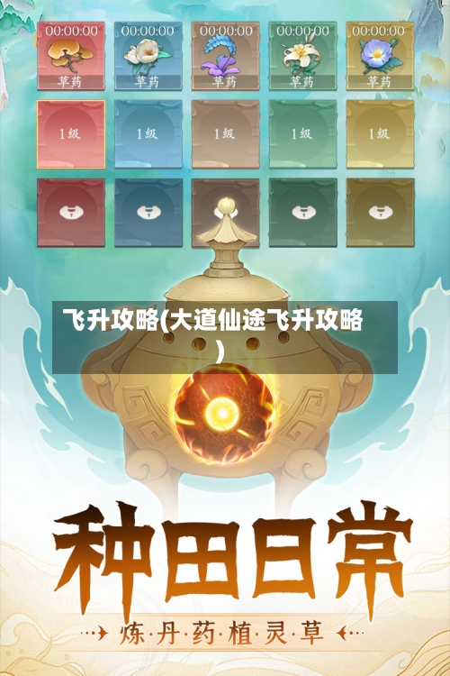 飞升攻略(大道仙途飞升攻略)-第1张图片