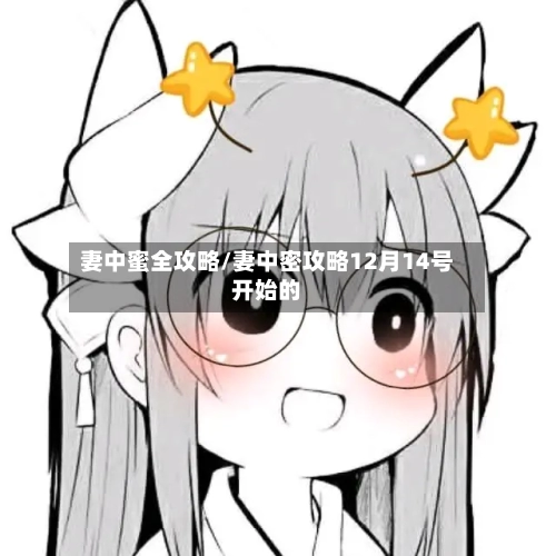 妻中蜜全攻略/妻中密攻略12月14号开始的