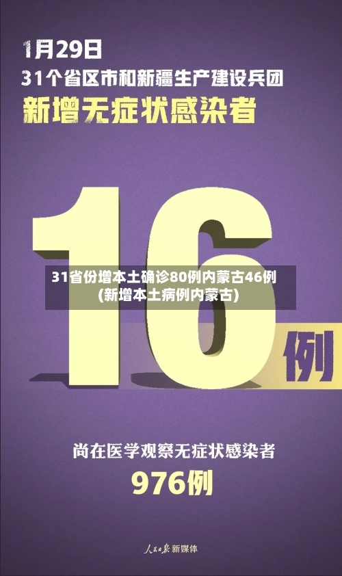31省份增本土确诊80例内蒙古46例(新增本土病例内蒙古)-第1张图片