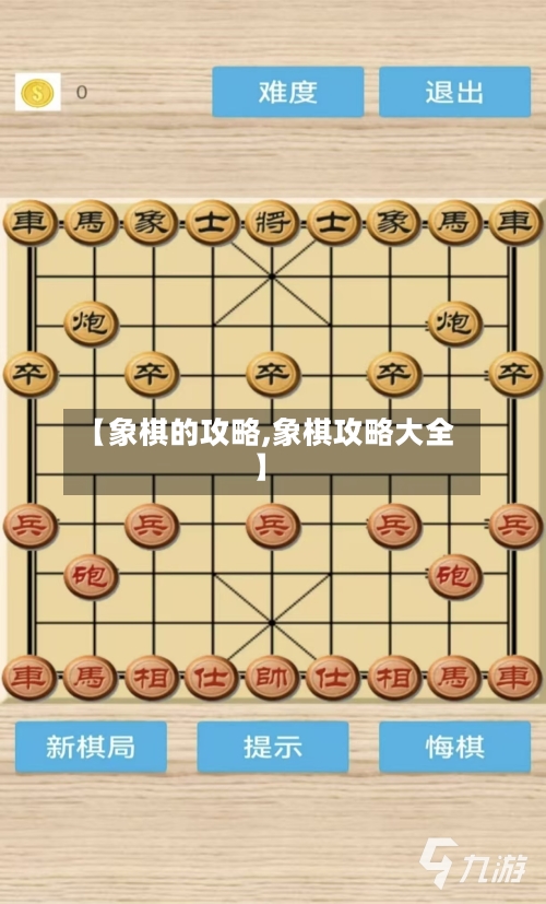【象棋的攻略,象棋攻略大全】-第1张图片
