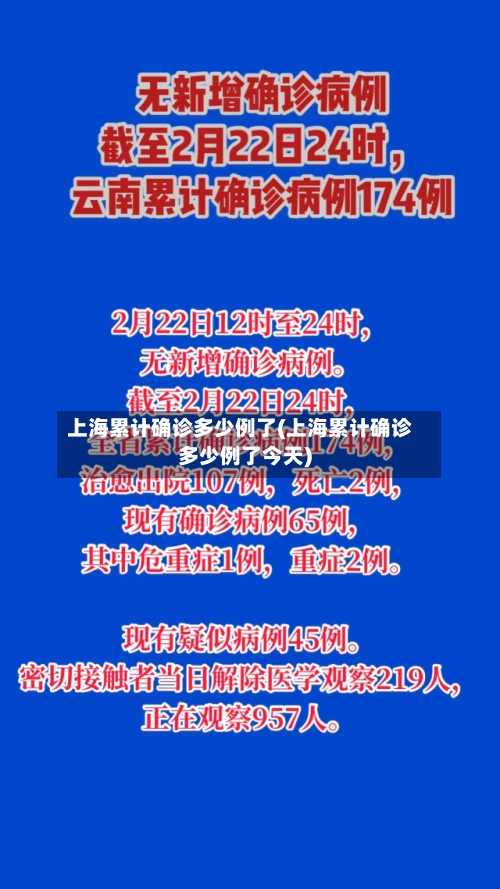 上海累计确诊多少例了(上海累计确诊多少例了今天)-第1张图片