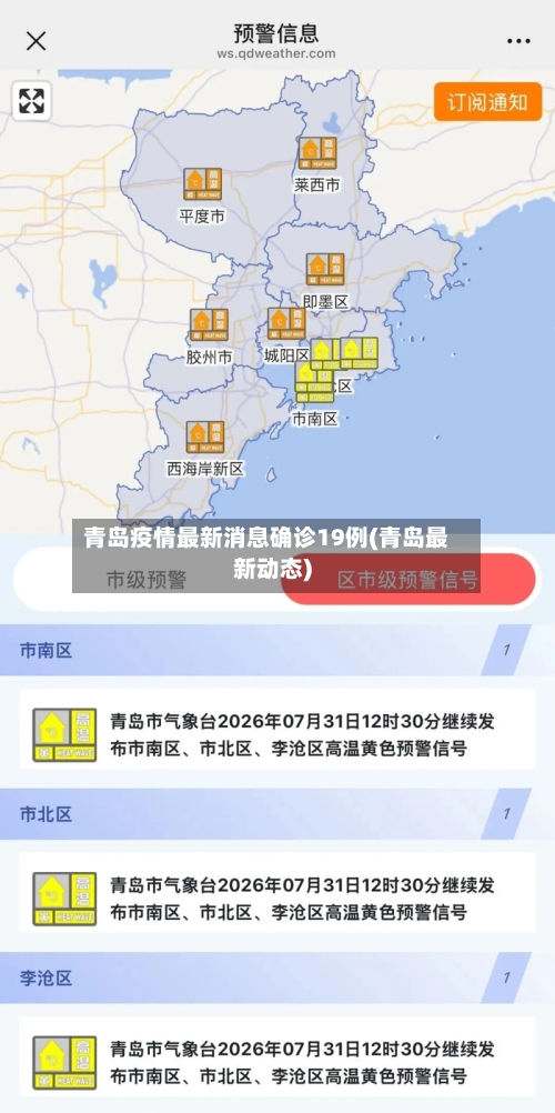 青岛疫情最新消息确诊19例(青岛最新动态)-第1张图片