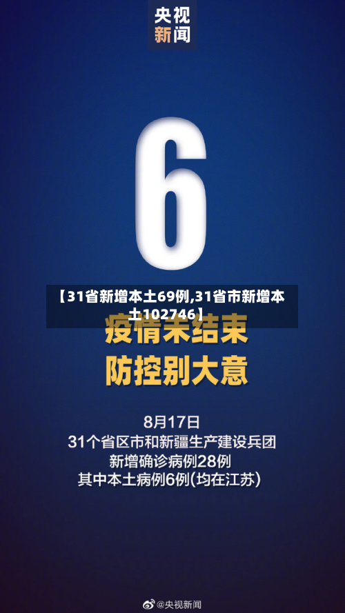 【31省新增本土69例,31省市新增本土102746】-第1张图片