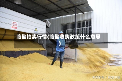 临储拍卖行情(临储收购政策什么意思)-第1张图片