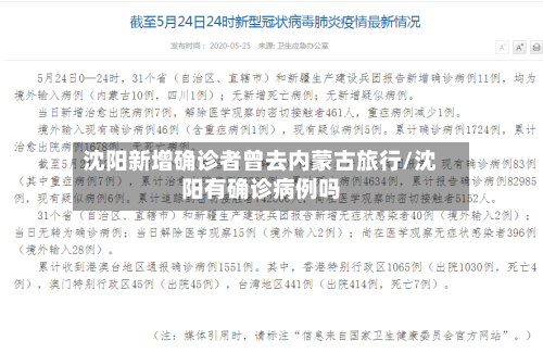 沈阳新增确诊者曾去内蒙古旅行/沈阳有确诊病例吗-第1张图片