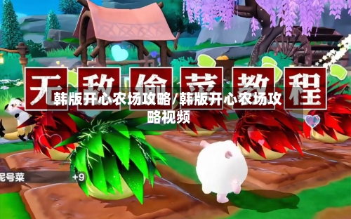 韩版开心农场攻略/韩版开心农场攻略视频-第1张图片