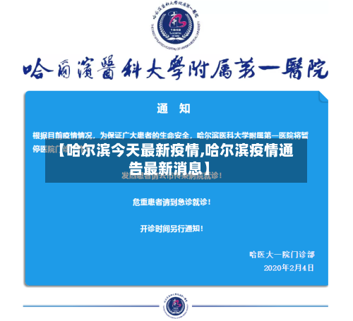 【哈尔滨今天最新疫情,哈尔滨疫情通告最新消息】-第1张图片