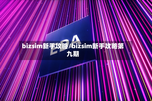 bizsim新手攻略/bizsim新手攻略第九期-第1张图片