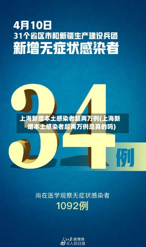 上海新增本土感染者超两万例(上海新增本土感染者超两万例是真的吗)-第2张图片