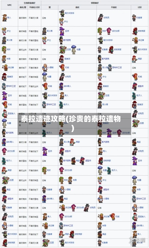 泰拉遗迹攻略(珍贵的泰拉遗物)-第1张图片