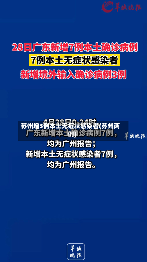 苏州增3例本土无症状感染者(苏州两例)-第1张图片