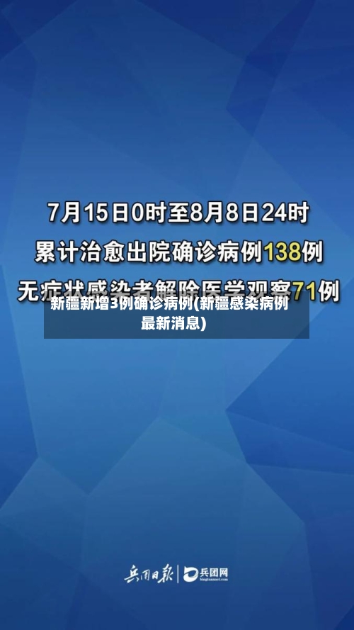 新疆新增3例确诊病例(新疆感染病例最新消息)-第1张图片