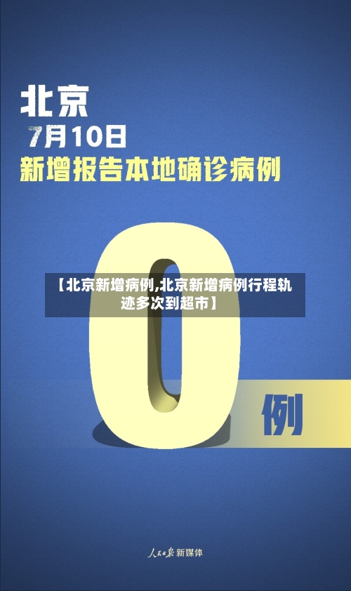 【北京新增病例,北京新增病例行程轨迹多次到超市】-第1张图片