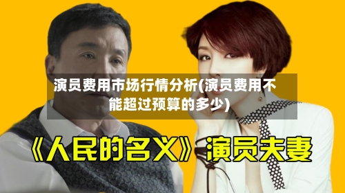 演员费用市场行情分析(演员费用不能超过预算的多少)-第1张图片