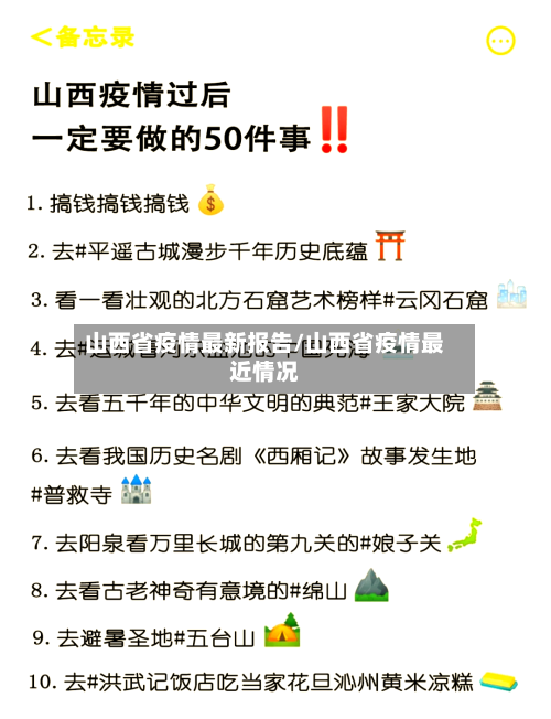 山西省疫情最新报告/山西省疫情最近情况-第1张图片
