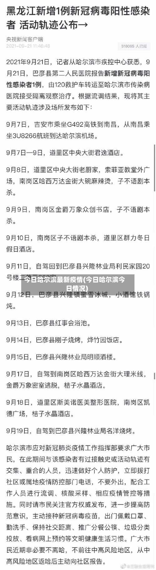 今日哈尔滨最新疫情(今日哈尔滨今日情况)-第3张图片