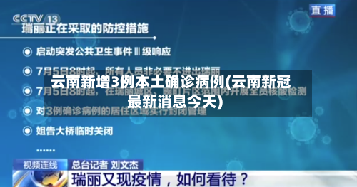 云南新增3例本土确诊病例(云南新冠最新消息今天)-第2张图片