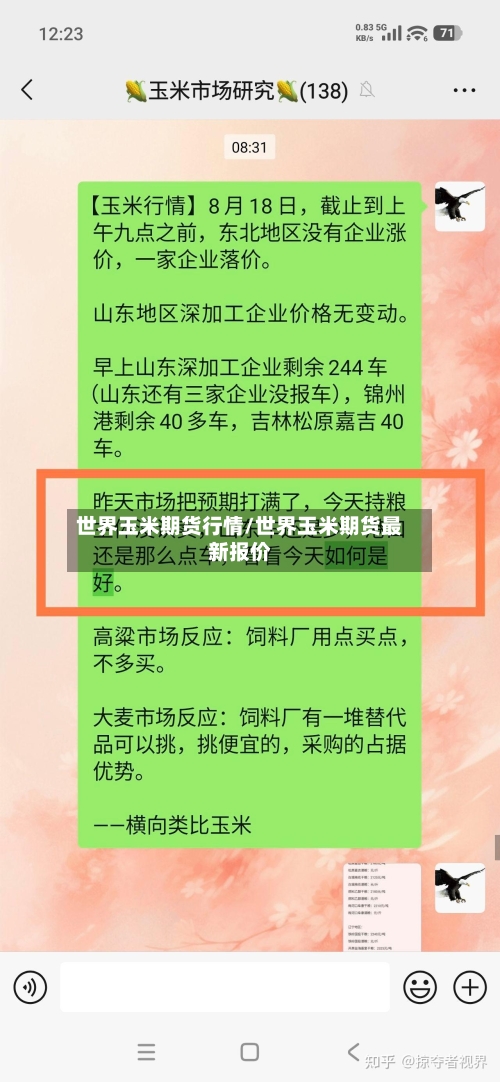 世界玉米期货行情/世界玉米期货最新报价